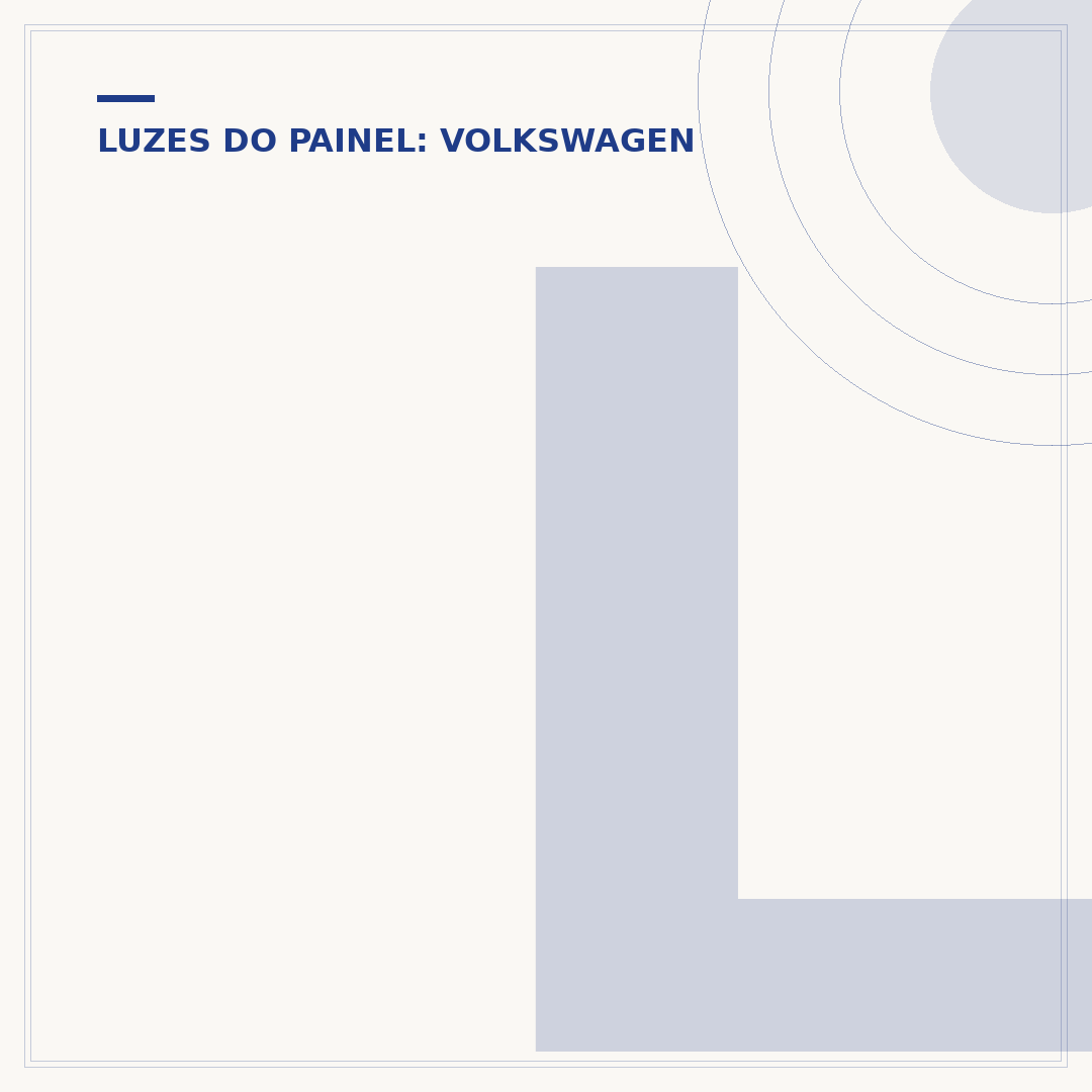 Luz painel Gol G2: entenda os símbolos e problemas