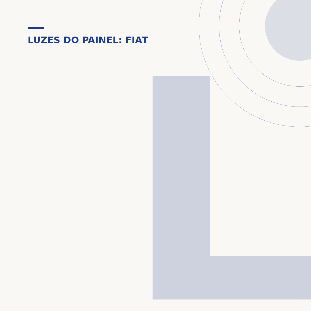 Luzes do painel Fiat Argo: significados e soluções