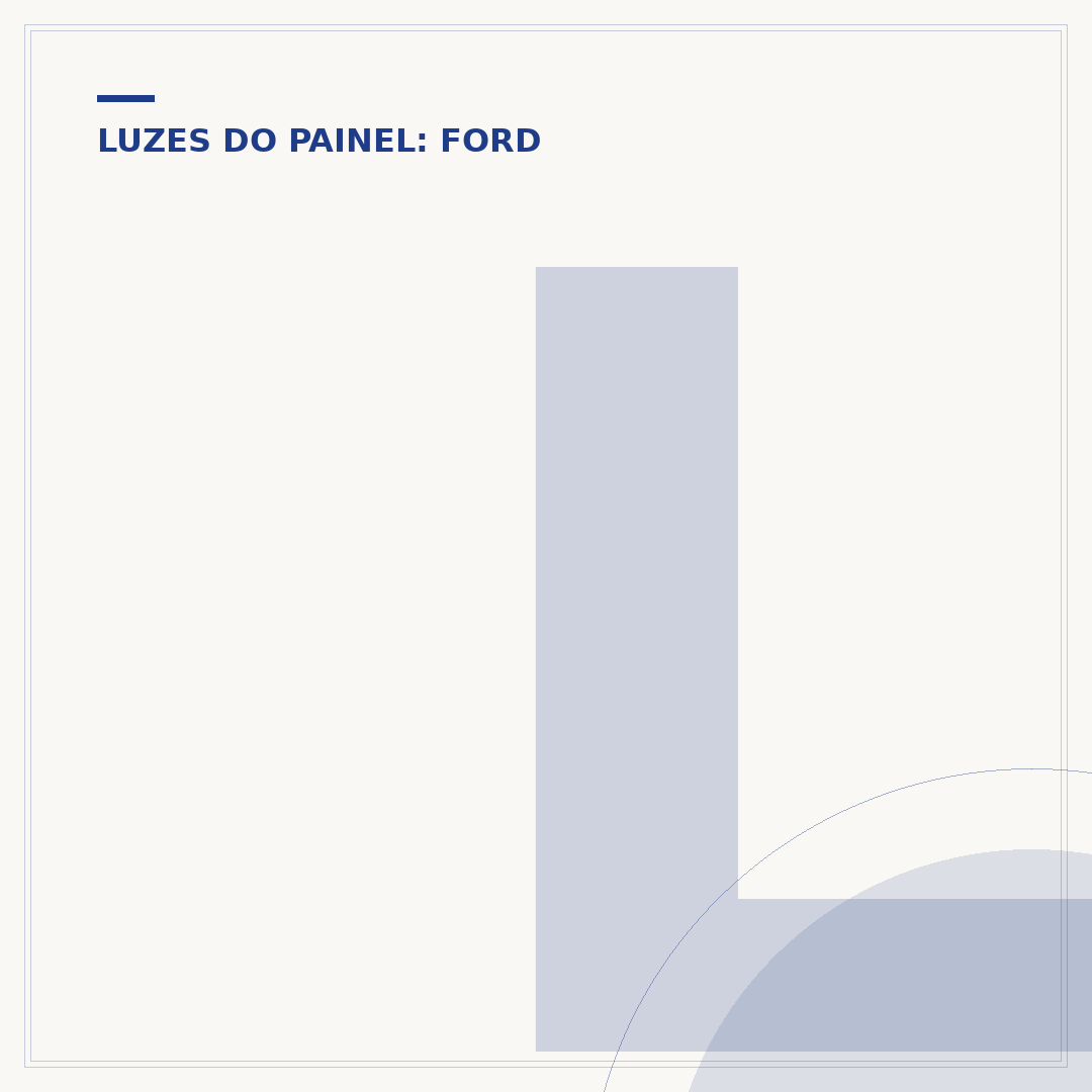 Luzes do painel Ford Cargo 815: significados e cuidados