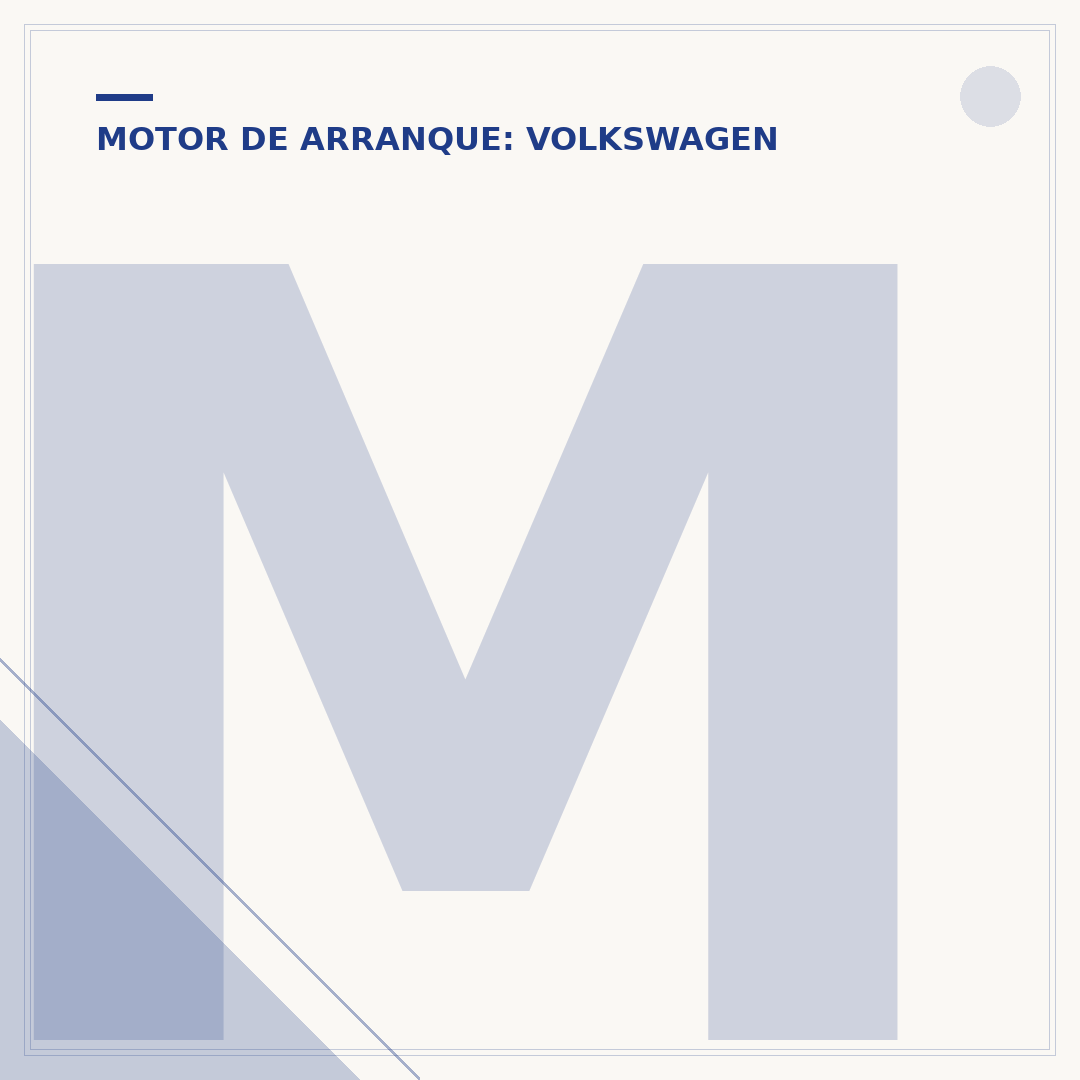 Motor de arranque do Voyage