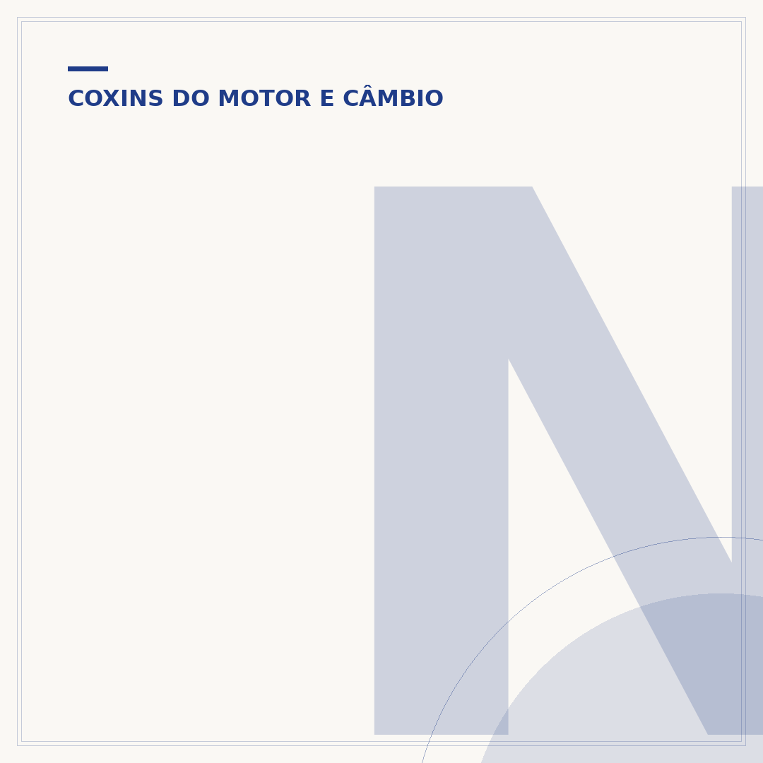 NCM do coxim do motor: códigos fiscais aplicáveis