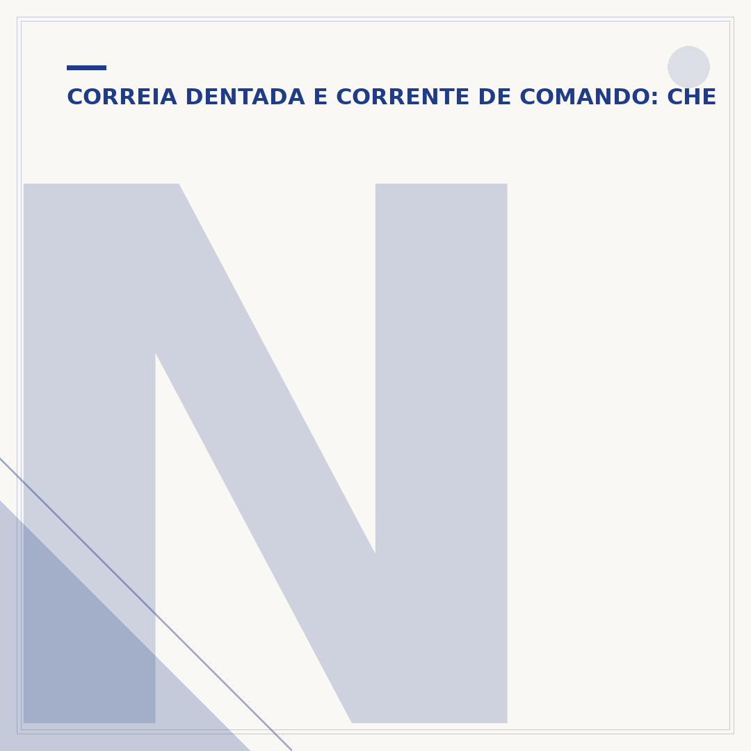 Nova correia dentada Onix 2026: quando trocar e por quê