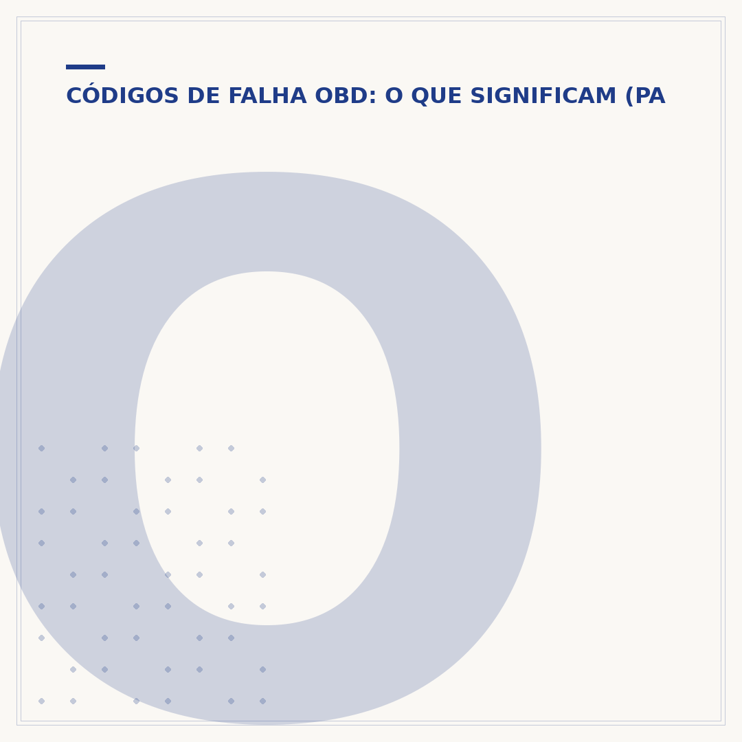 OBDII P0301: entenda o código de falha do cilindro 1