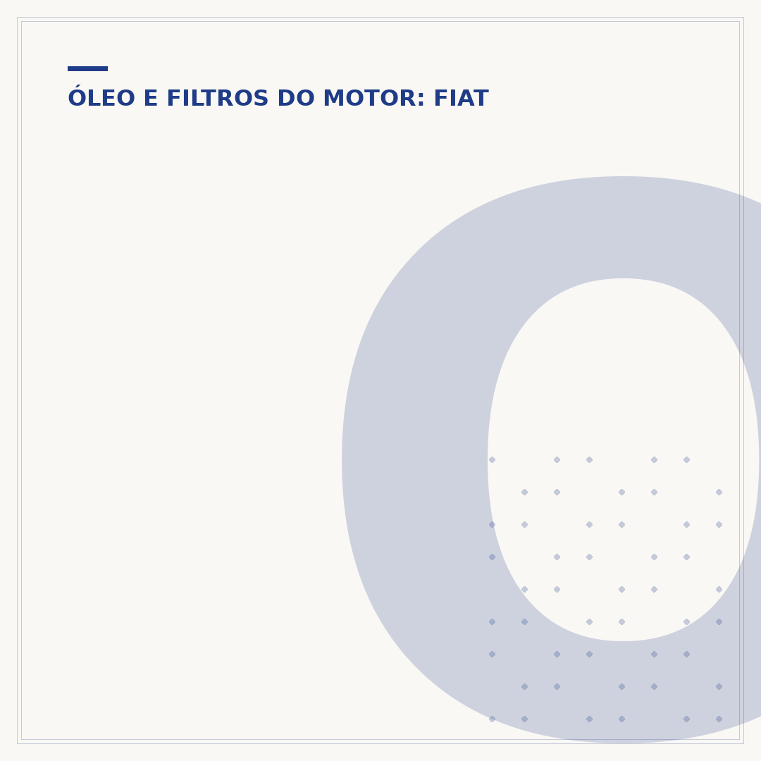 Óleo Fiat Cronos 1.3: qual usar e trocar