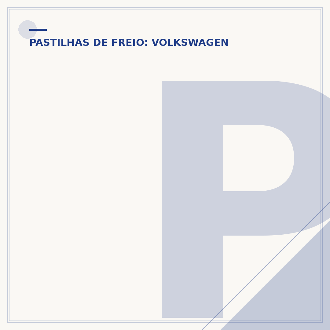 Pastilha de freio do Virtus