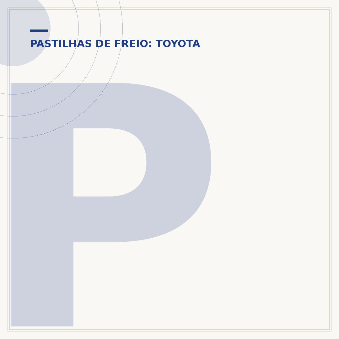 Pastilhas de freio da Hilux