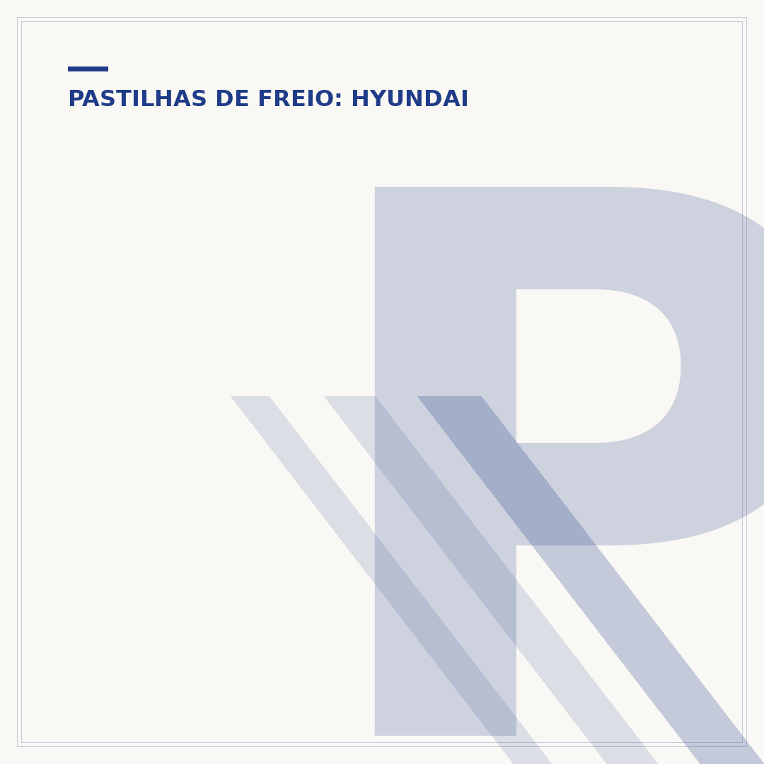 Pastilhas de freio do Hyundai i30