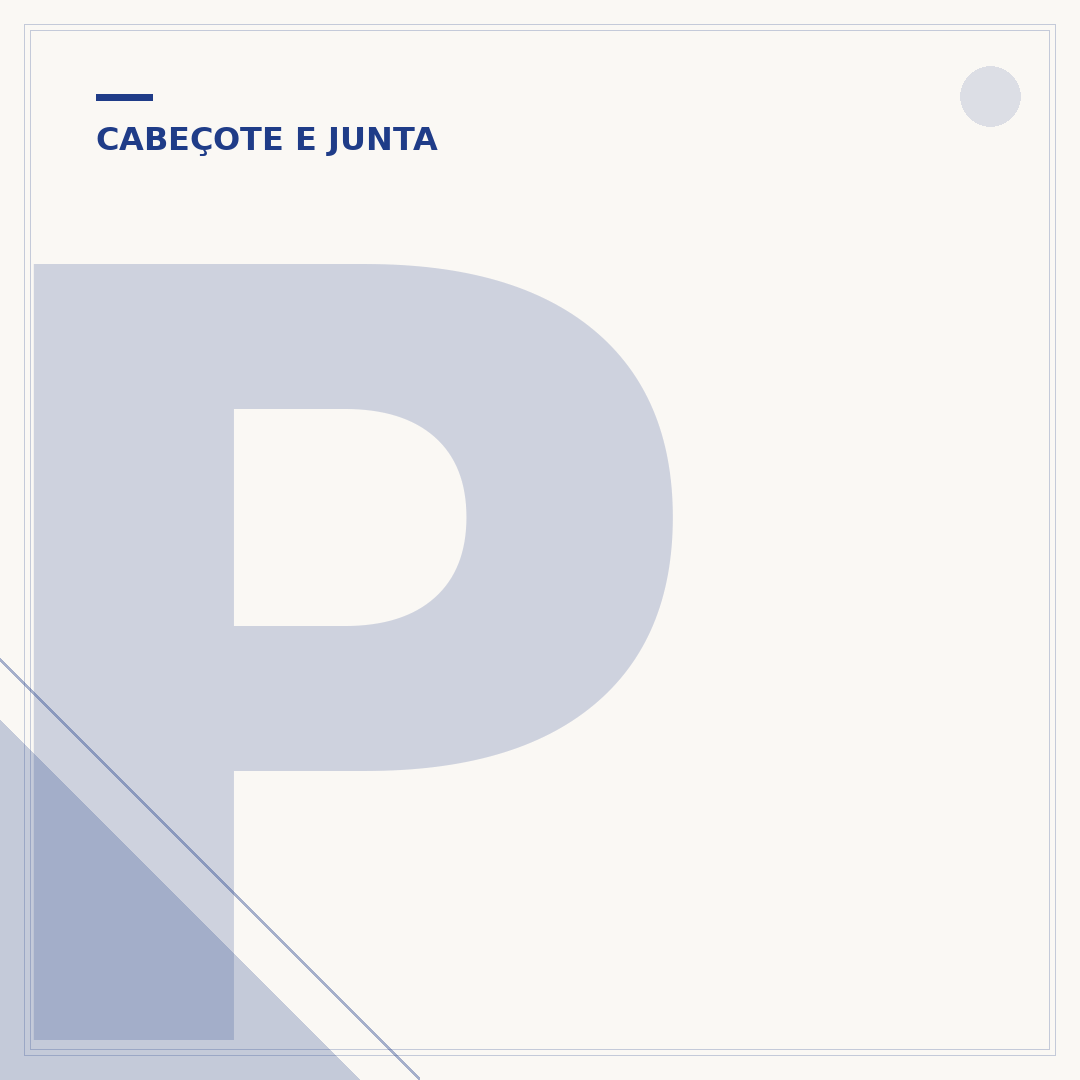 Peças do cabeçote