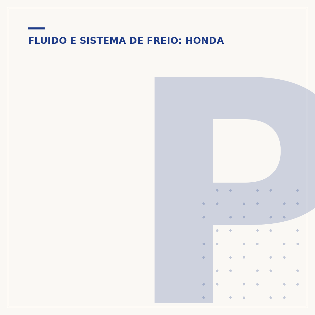 Pedal de freio 160 original Honda