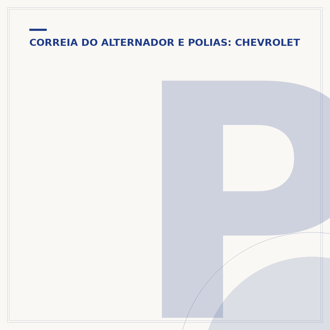 Polia comando GM 1.8: identifique a versão correta (a ou B)