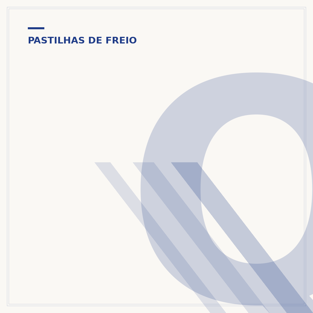 Quantas pastilhas de freio tem um carro? Quatro