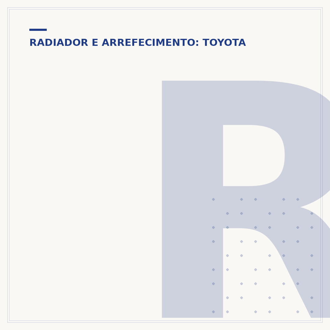 Radiador do Corolla: manutenção e falhas