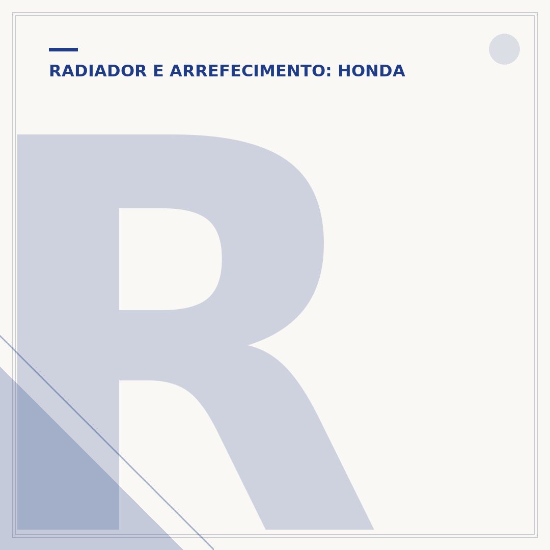 Radiador do Honda Civic 2008