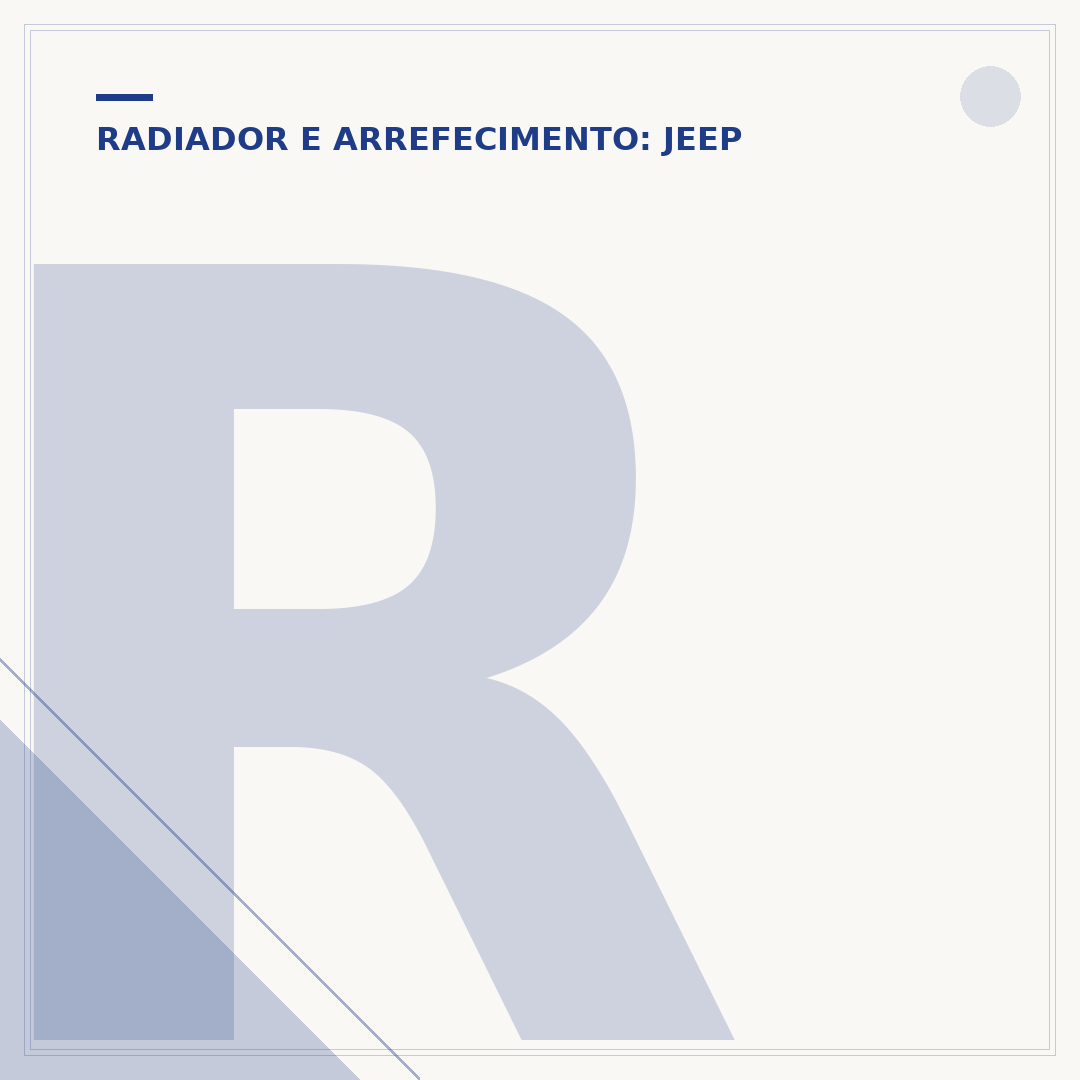 Radiador do Jeep Compass