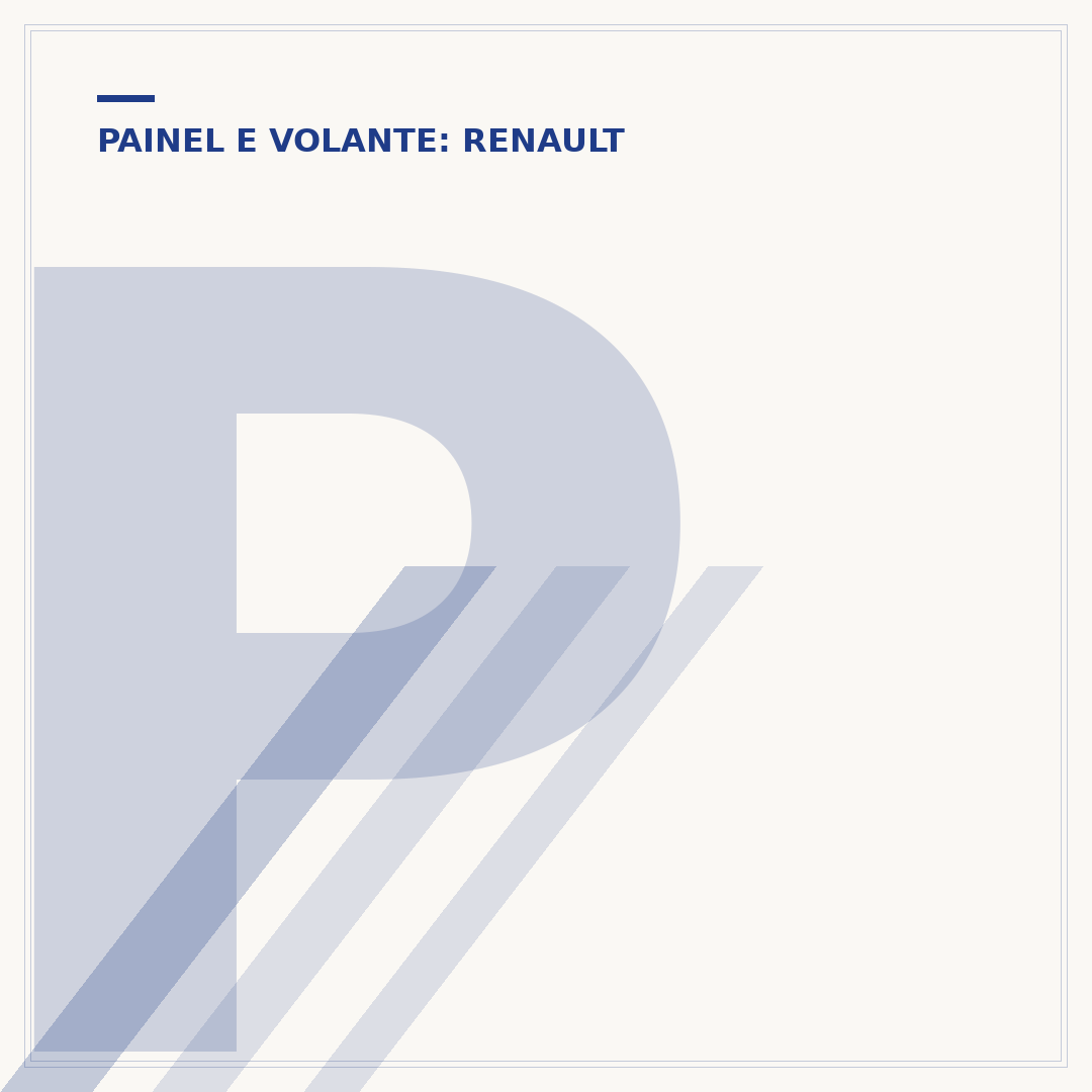 Painel do Renault Boreal