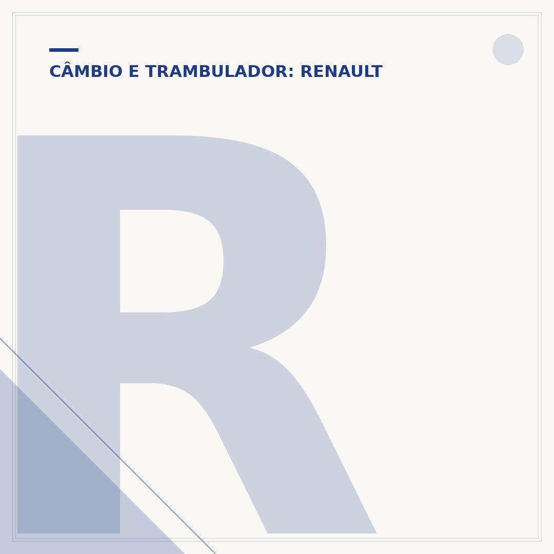 Reparo do trambulador do Clio