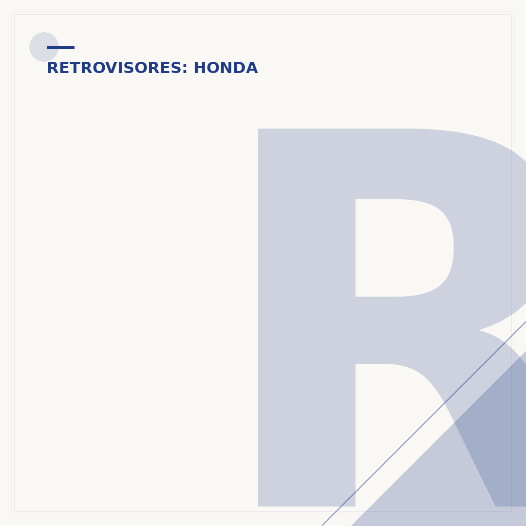 Retrovisor Honda: o que você precisa saber