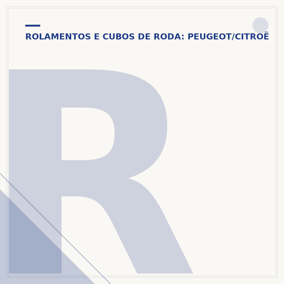 Rolamento dianteiro do Peugeot 206