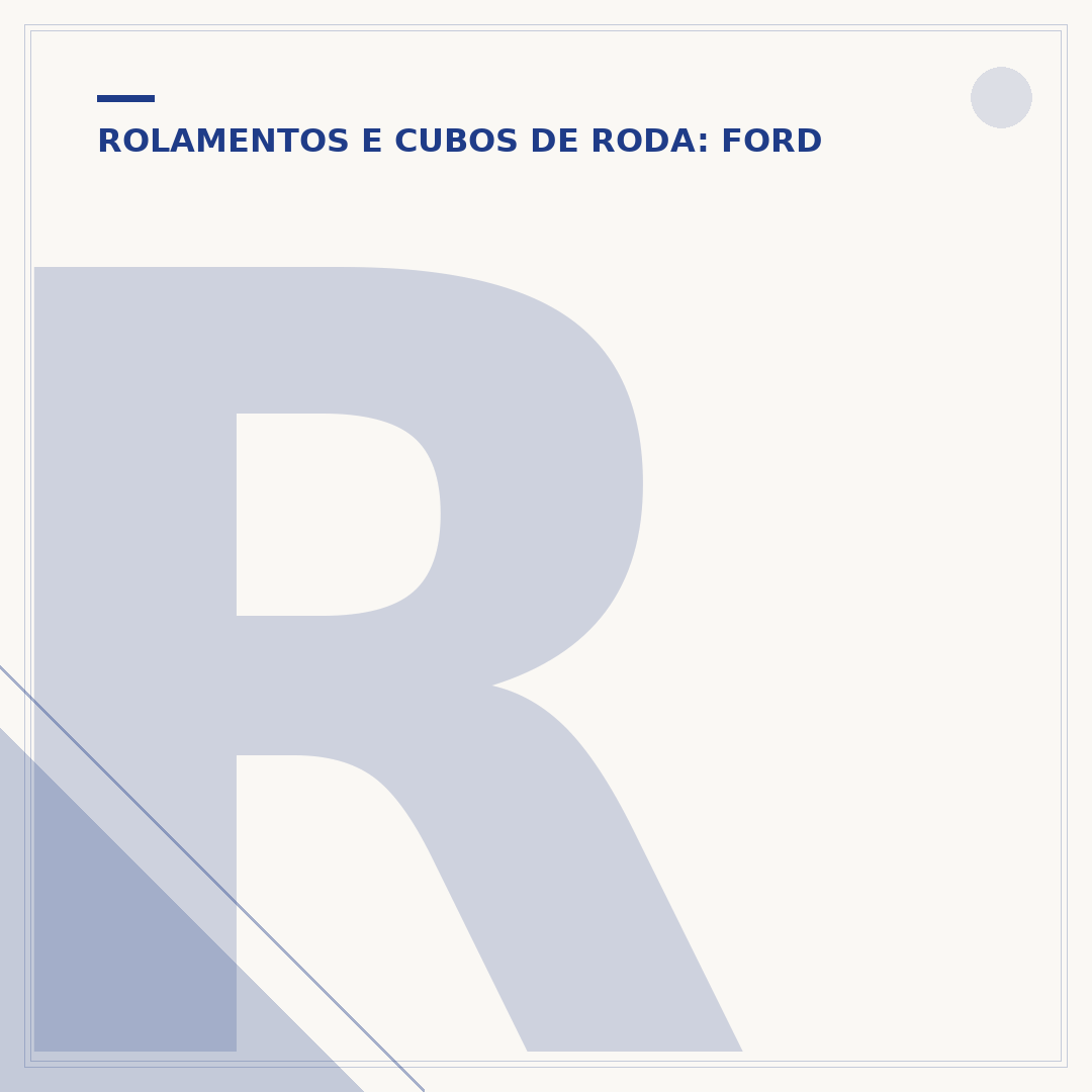 Rolamento da roda traseira do Fiesta