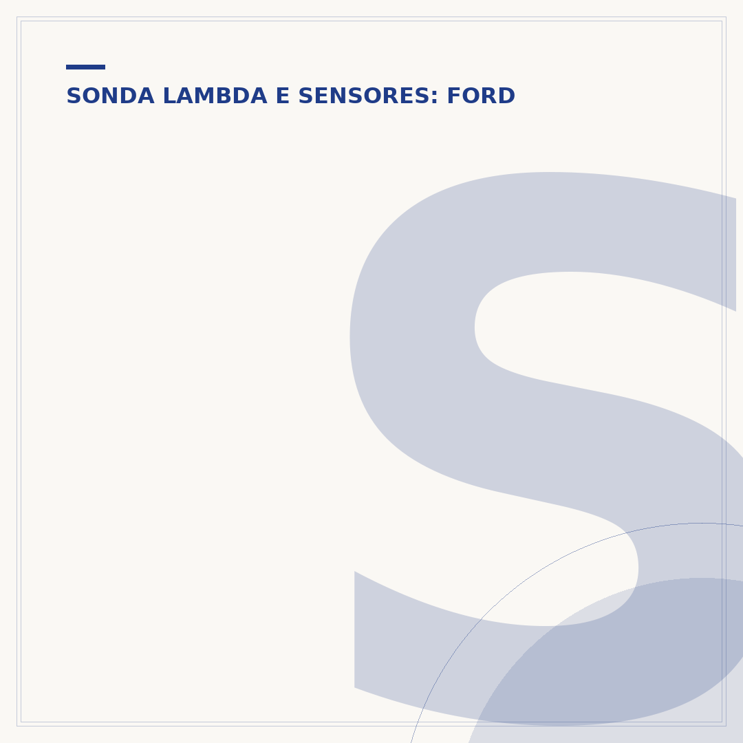 Sonda lambda original para Fiesta 1.0 flex