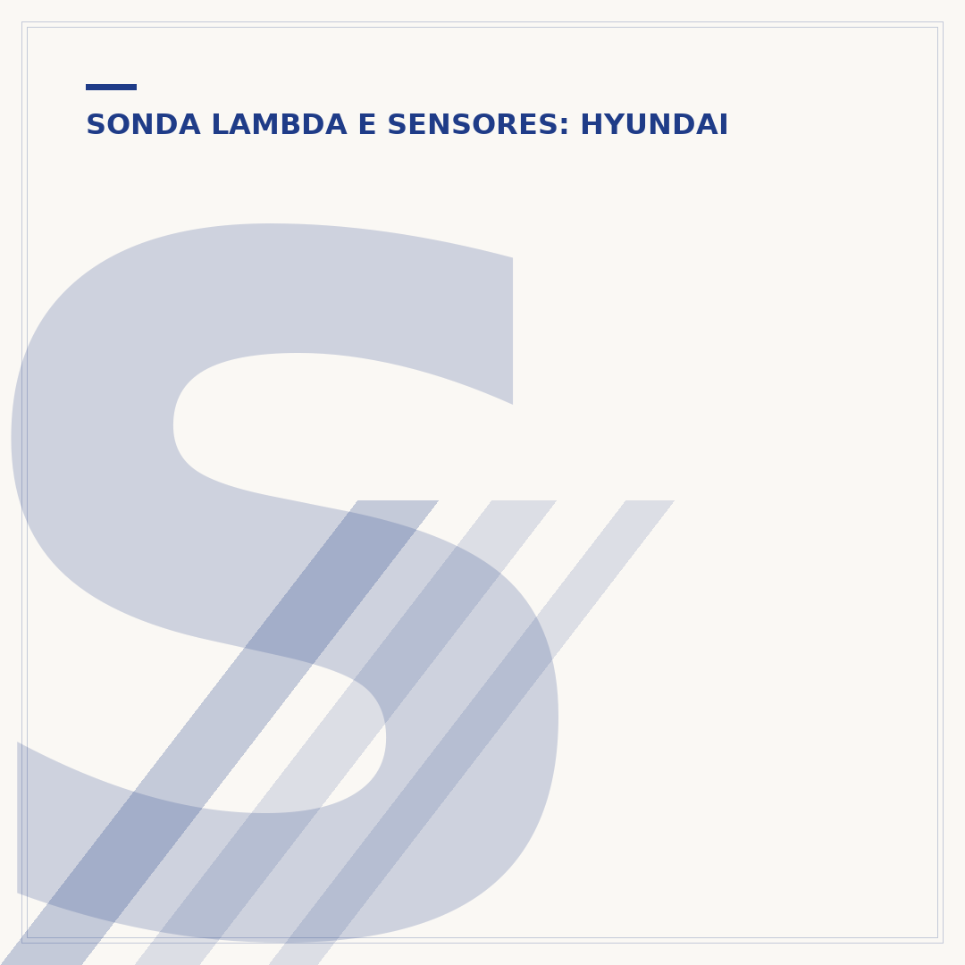 Sonda lambda do HB20 1.0 3 cilindros