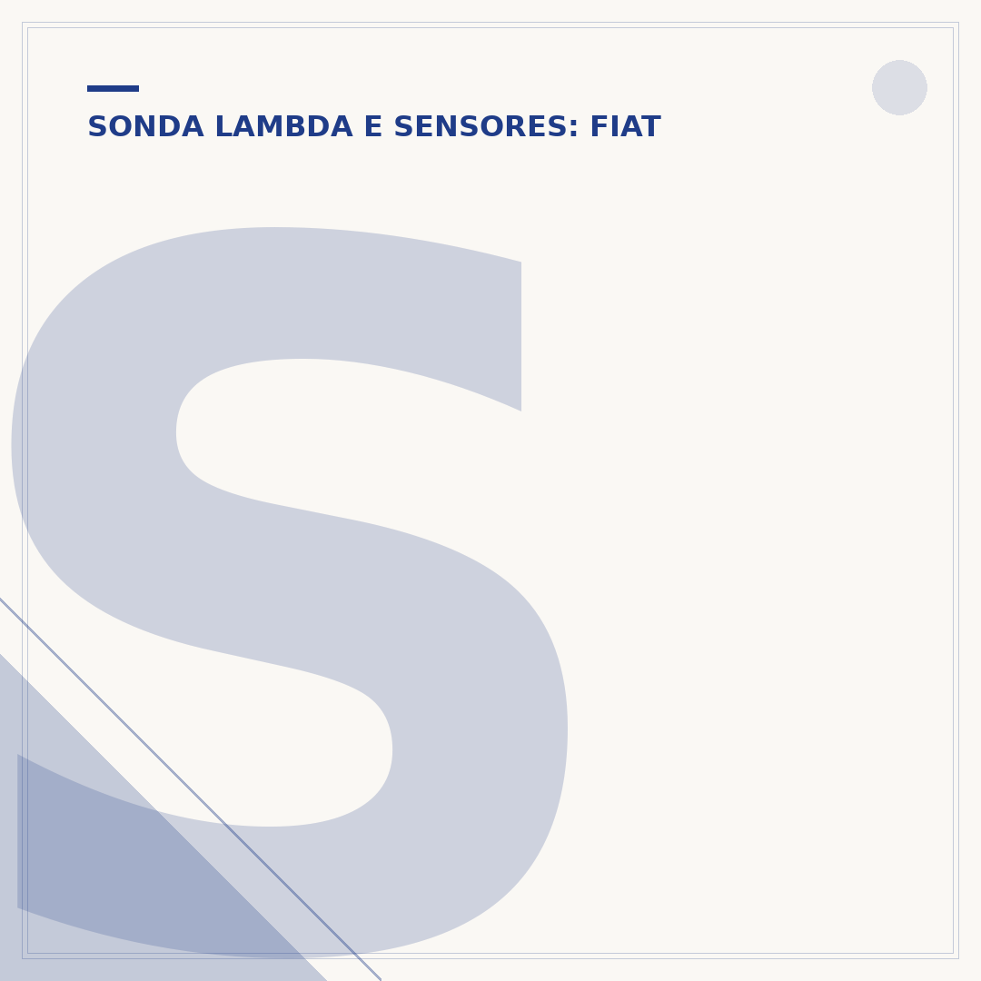 Sonda lambda do Uno Fire