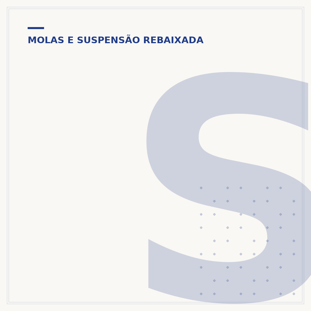 Suspensão rosca slim para Gol G2: estética e dirigibilidade