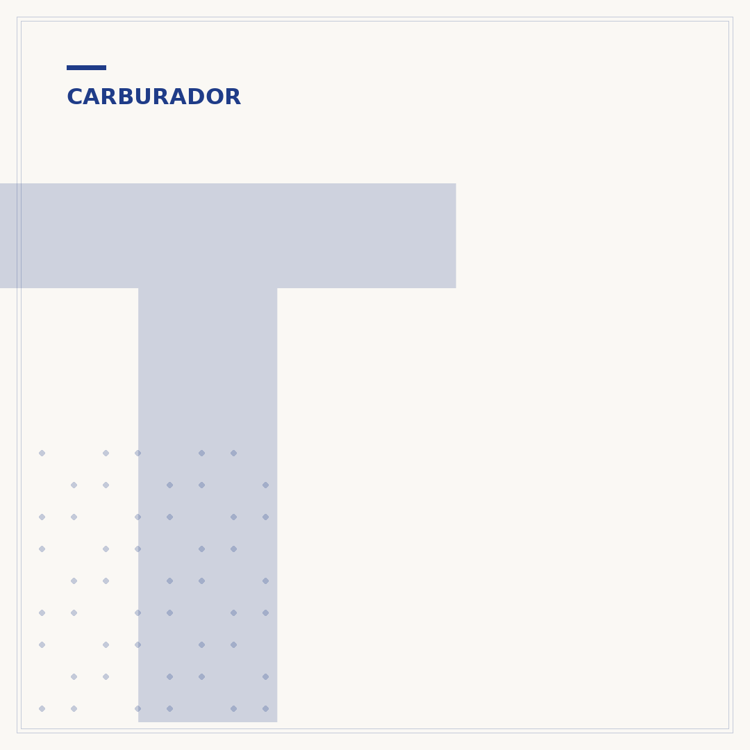 Tabela do carburador Weber