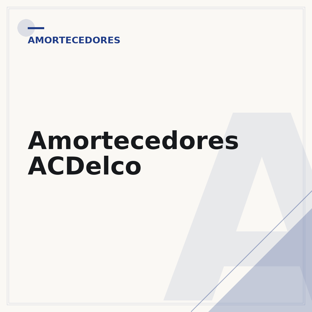 Amortecedores ACDelco