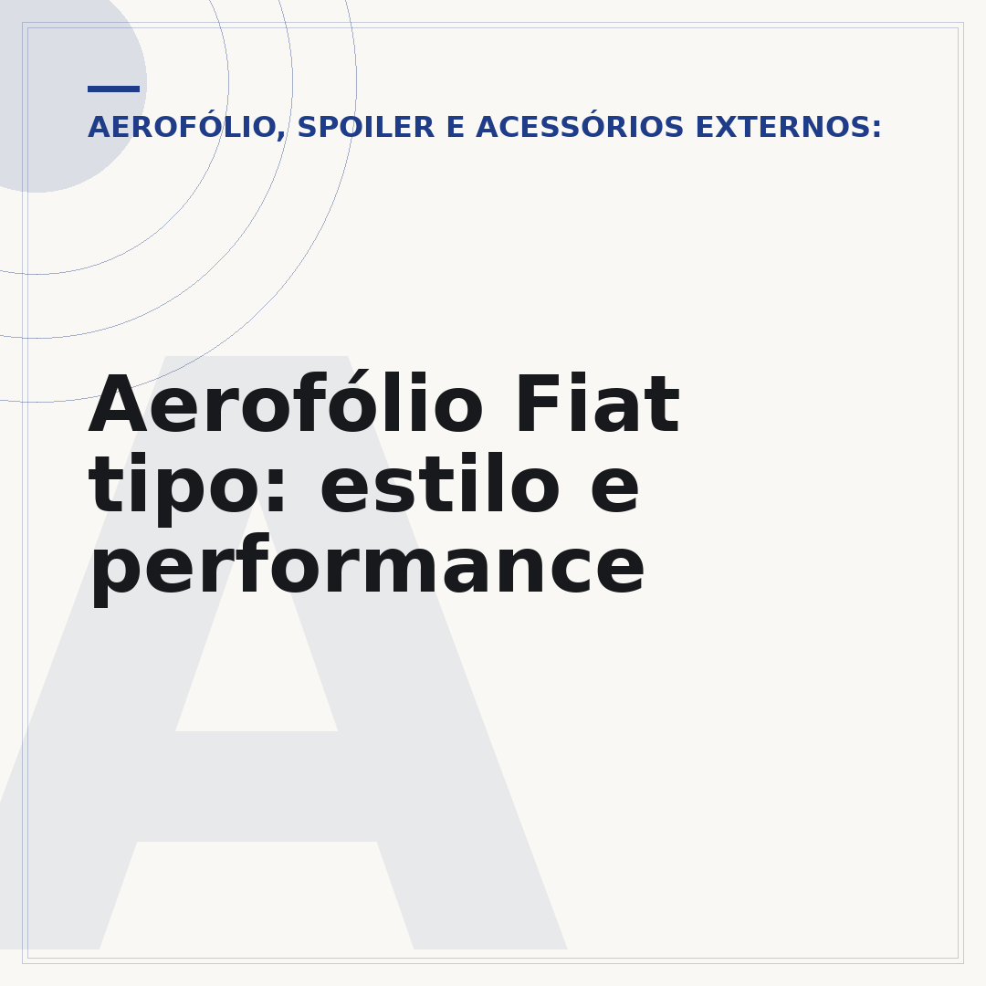 Aerofólio Fiat tipo: estilo e performance