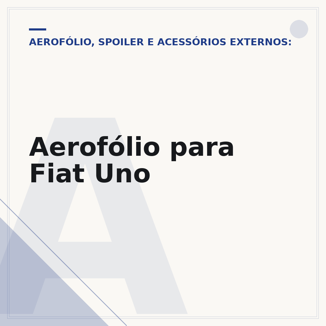 Aerofólio para Fiat Uno