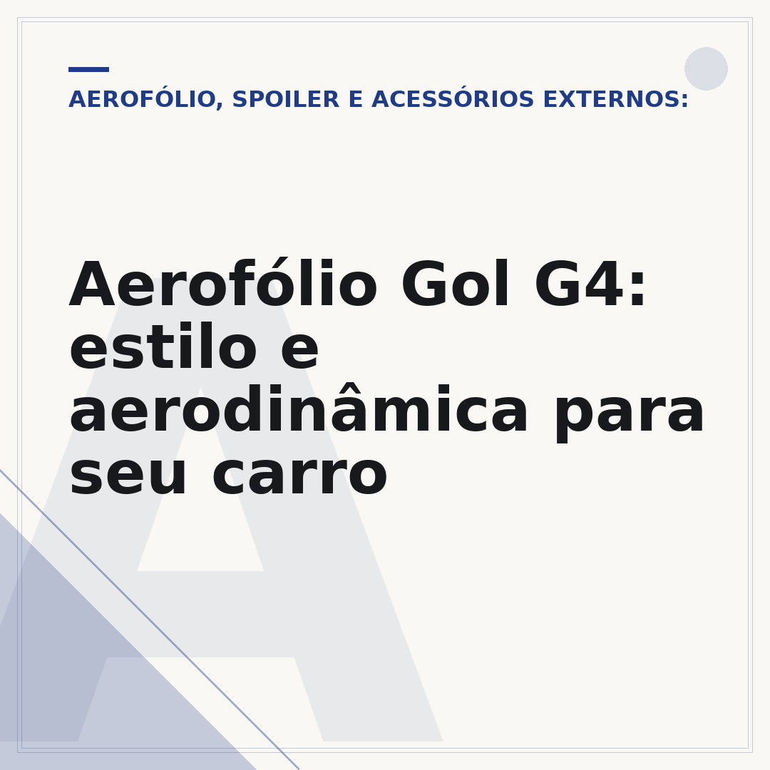 Aerofólio Gol G4: estilo e aerodinâmica para seu carro