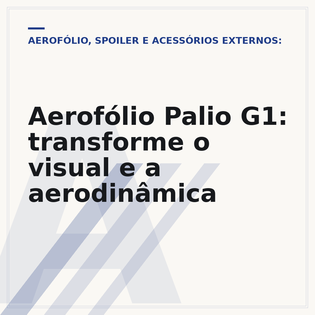 Aerofólio Palio G1: transforme o visual e a aerodinâmica