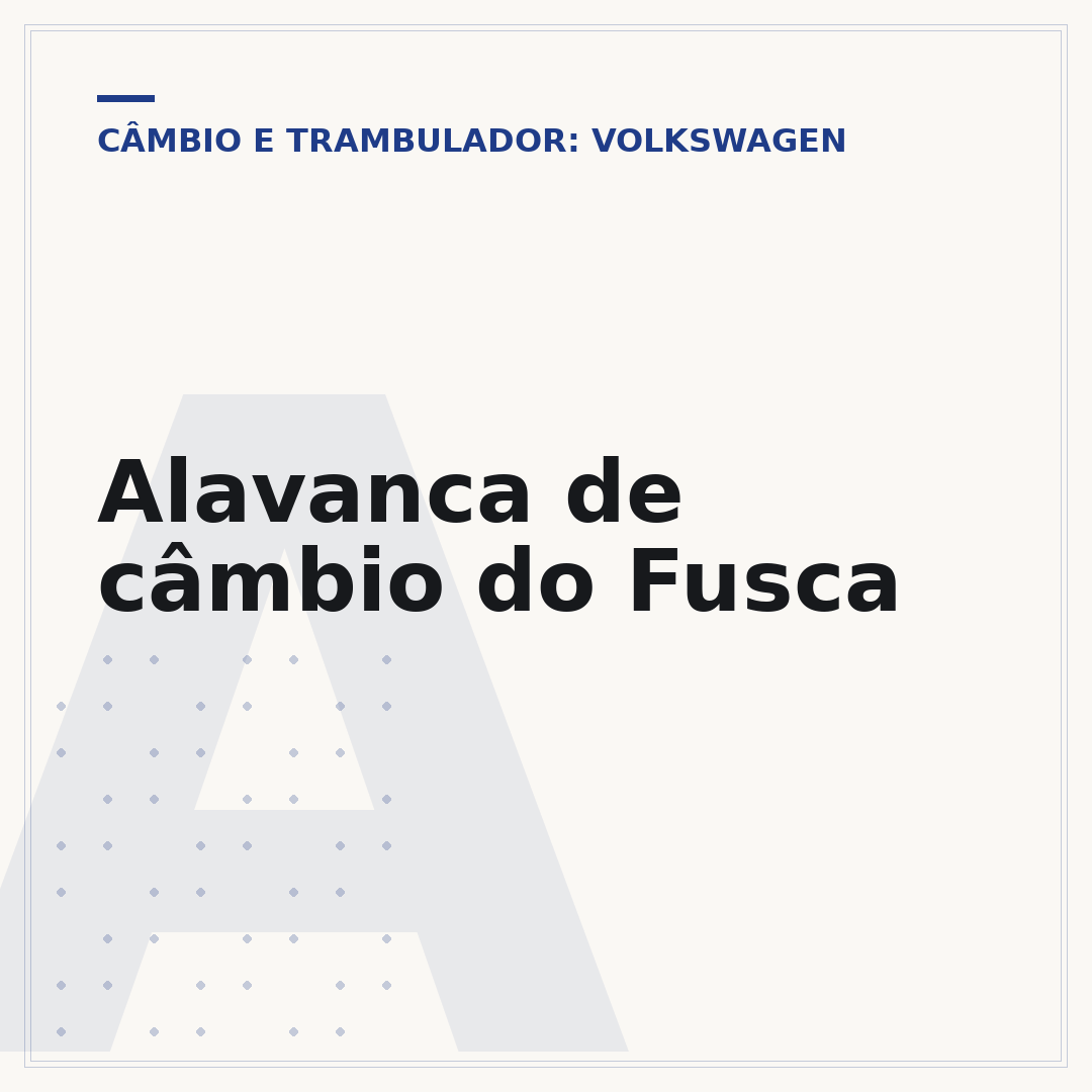 Alavanca de câmbio do Fusca