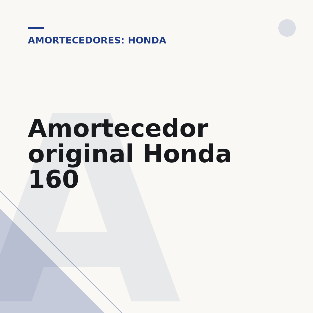 Amortecedor original Honda 160