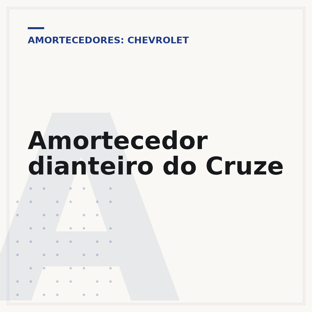 Amortecedor dianteiro do Cruze