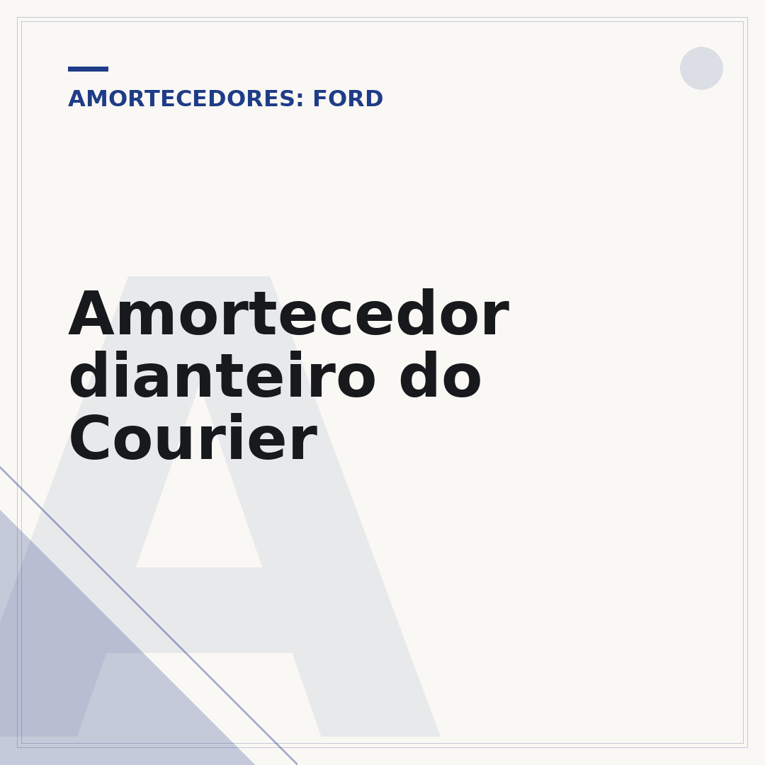 Amortecedor dianteiro do Courier
