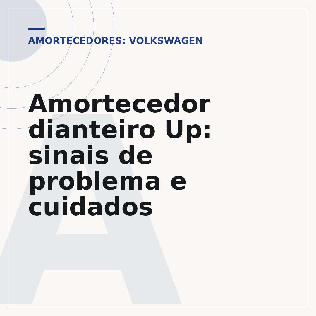 Amortecedor dianteiro Up: sinais de problema e cuidados