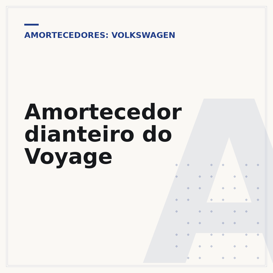 Amortecedor dianteiro do Voyage