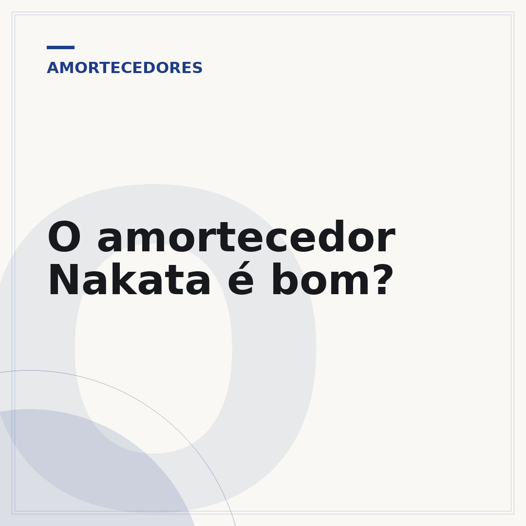 O amortecedor Nakata é bom?