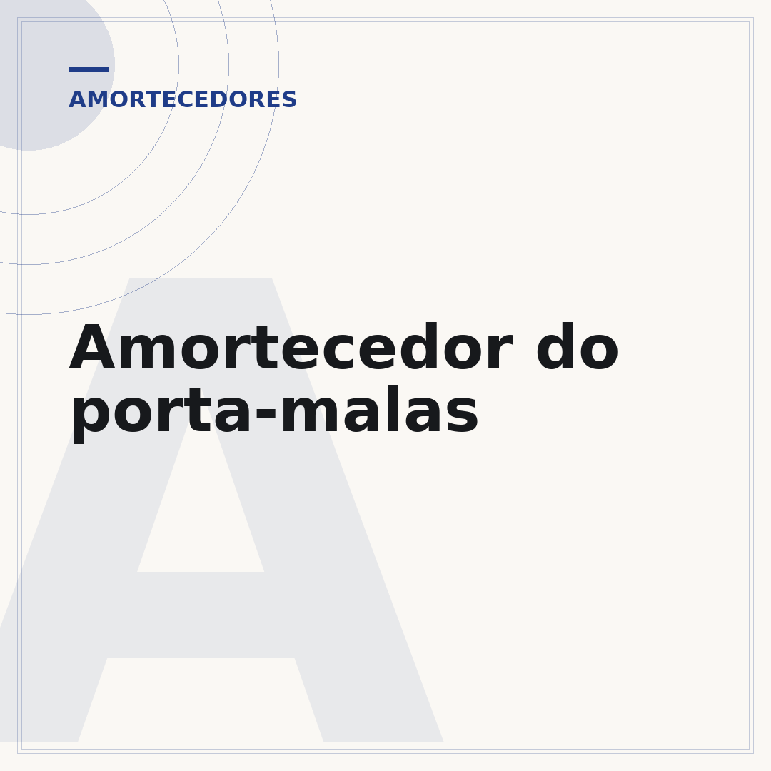 Amortecedor do porta-malas