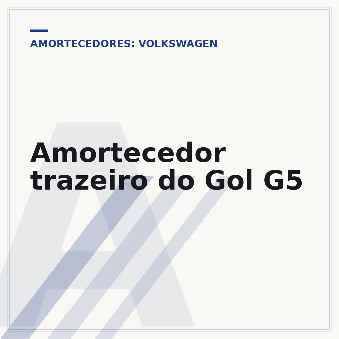 Amortecedor trazeiro do Gol G5