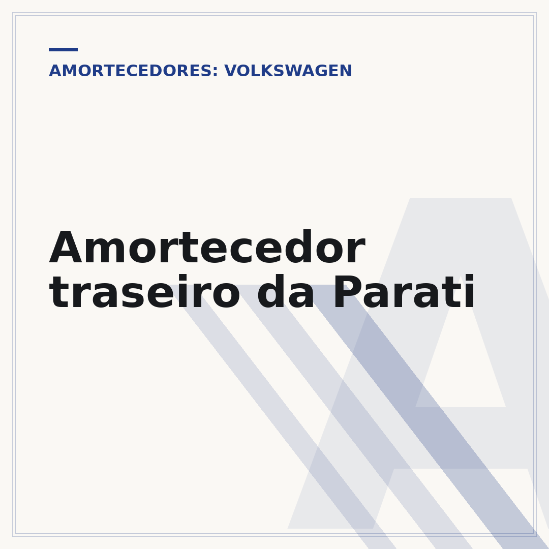 Amortecedor traseiro da Parati