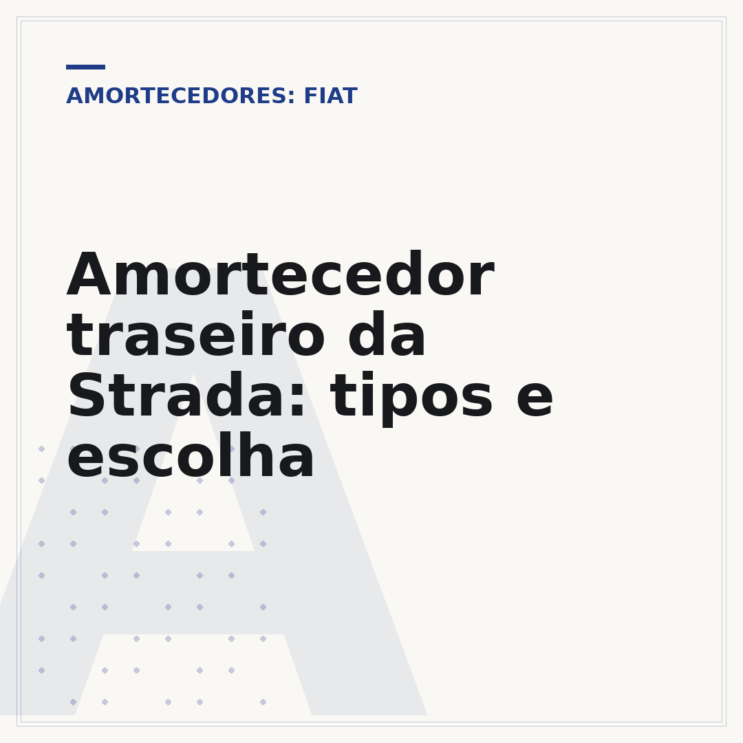 Amortecedor traseiro da Strada: tipos e escolha