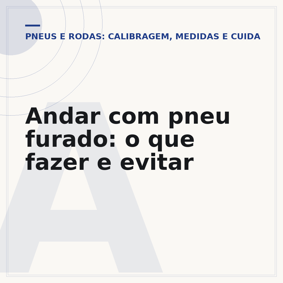 Andar com pneu furado: o que fazer e evitar