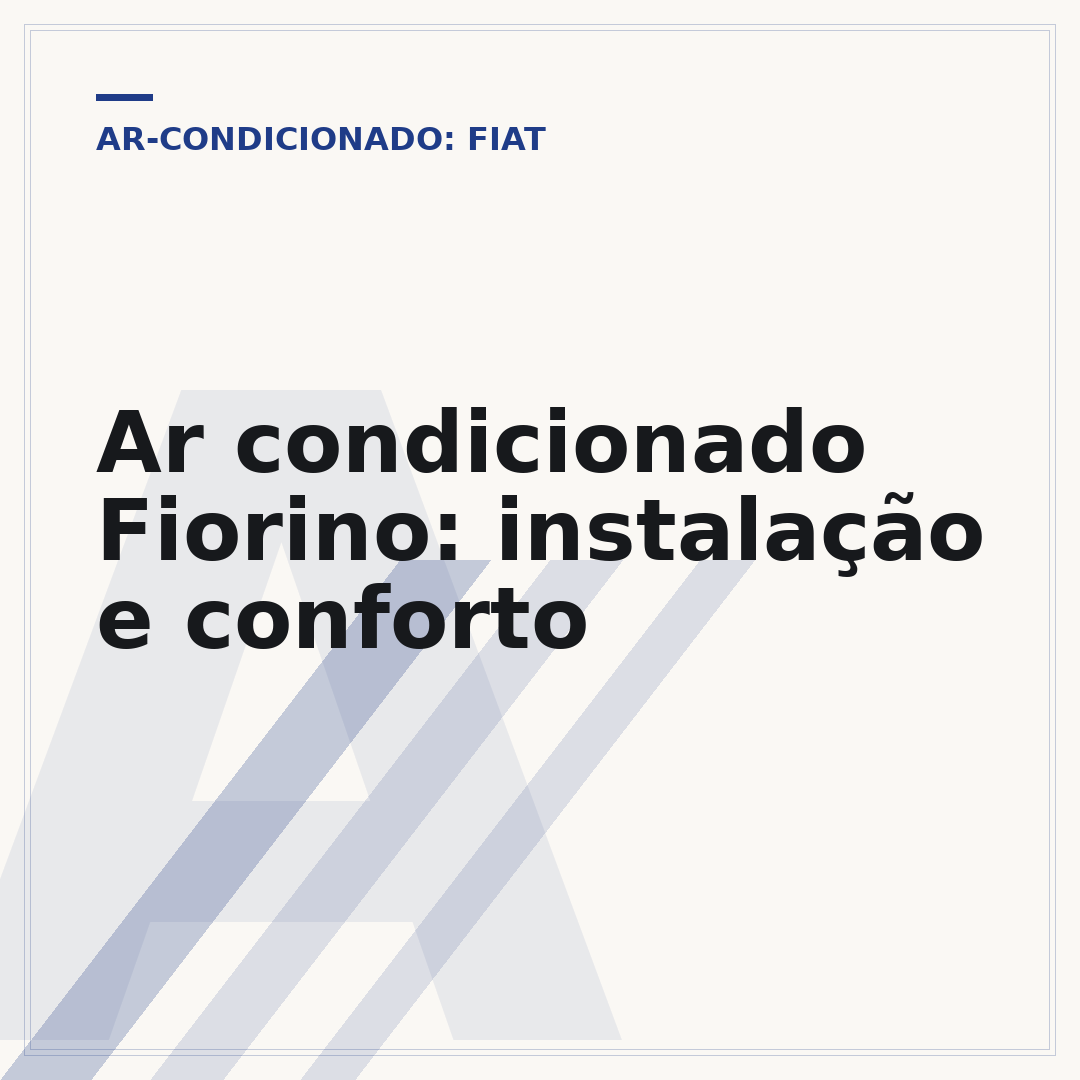 Ar condicionado Fiorino: instalação e conforto