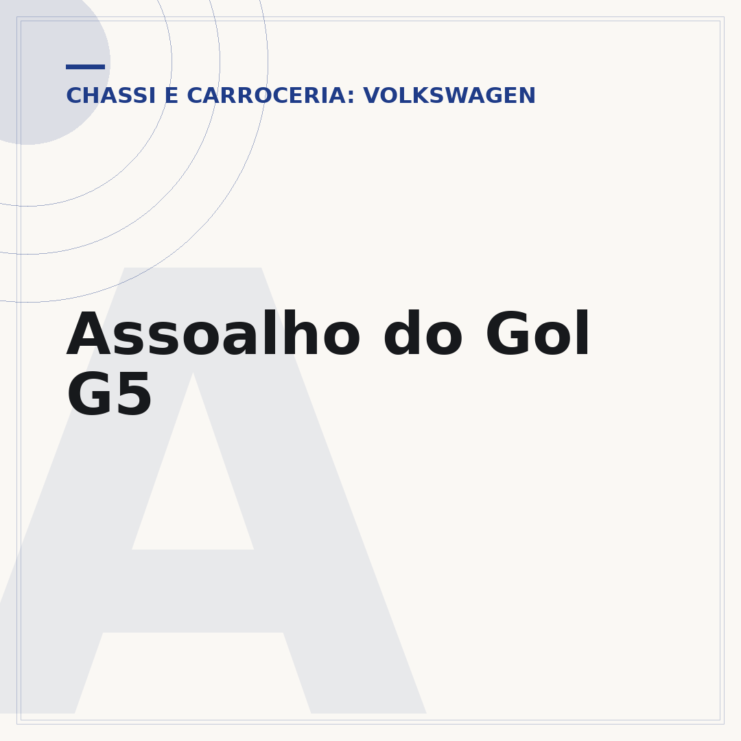 Assoalho do Gol G5