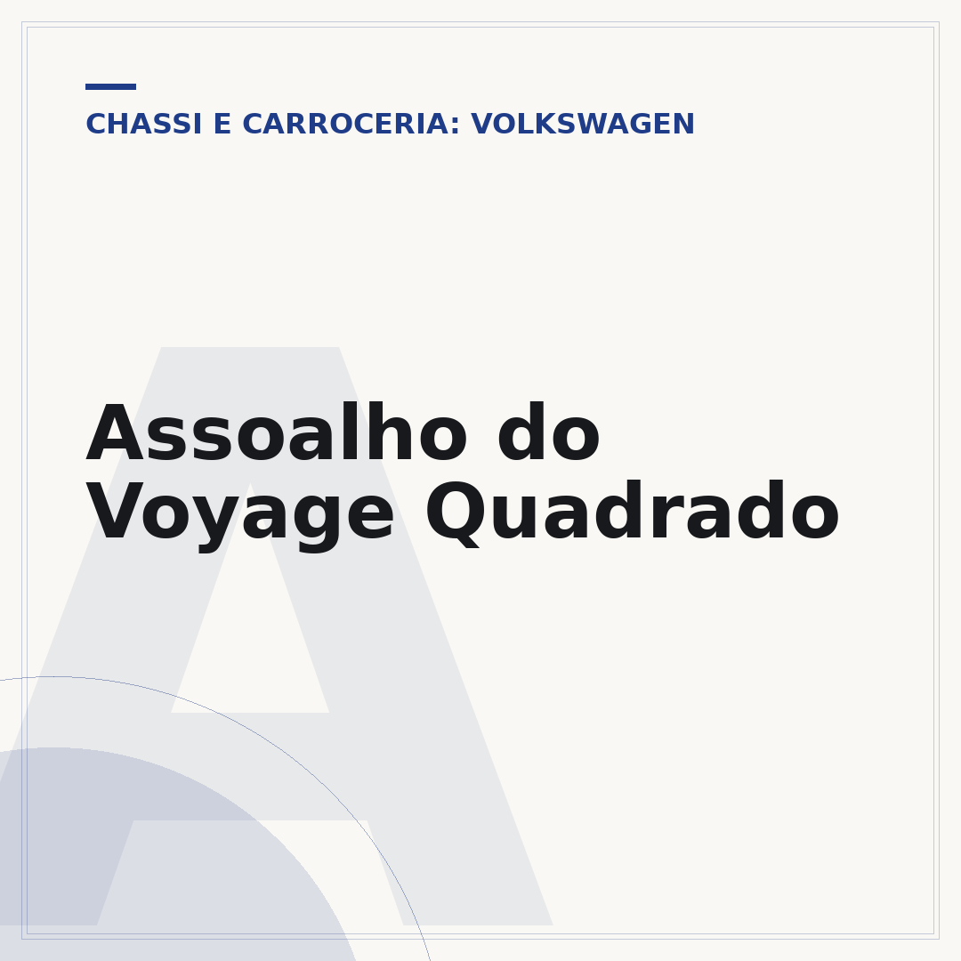 Assoalho do Voyage Quadrado
