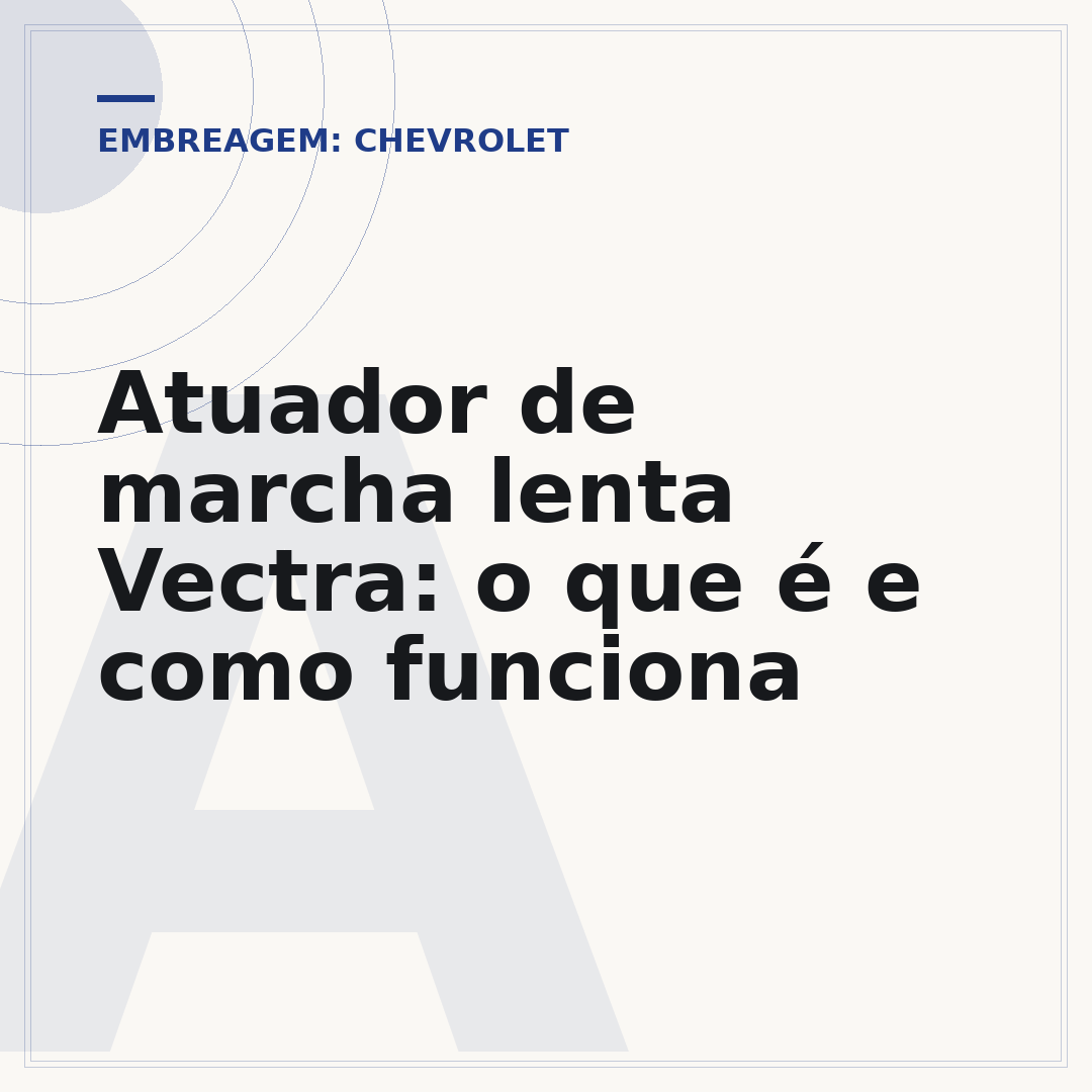 Atuador de marcha lenta Vectra: o que é e como funciona