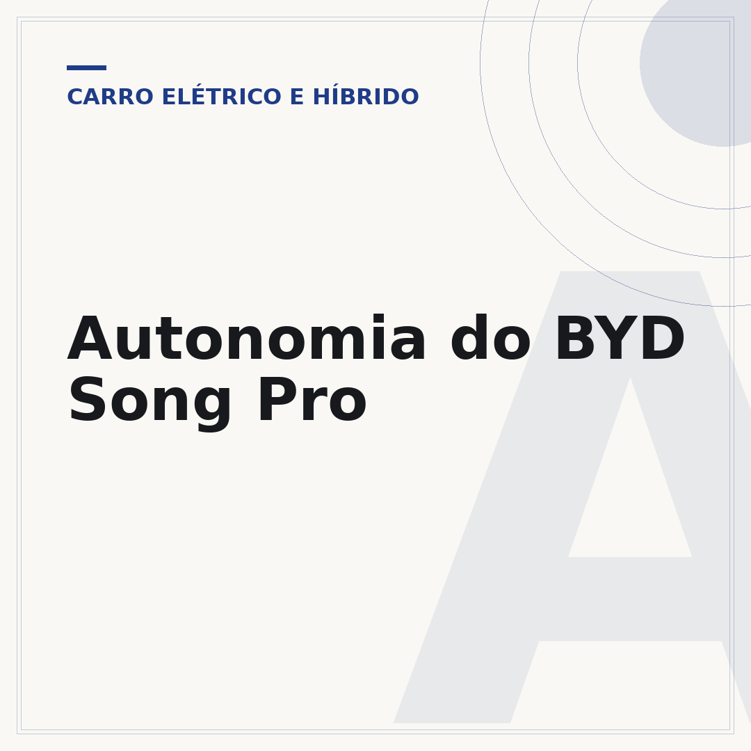 Autonomia do BYD Song Pro